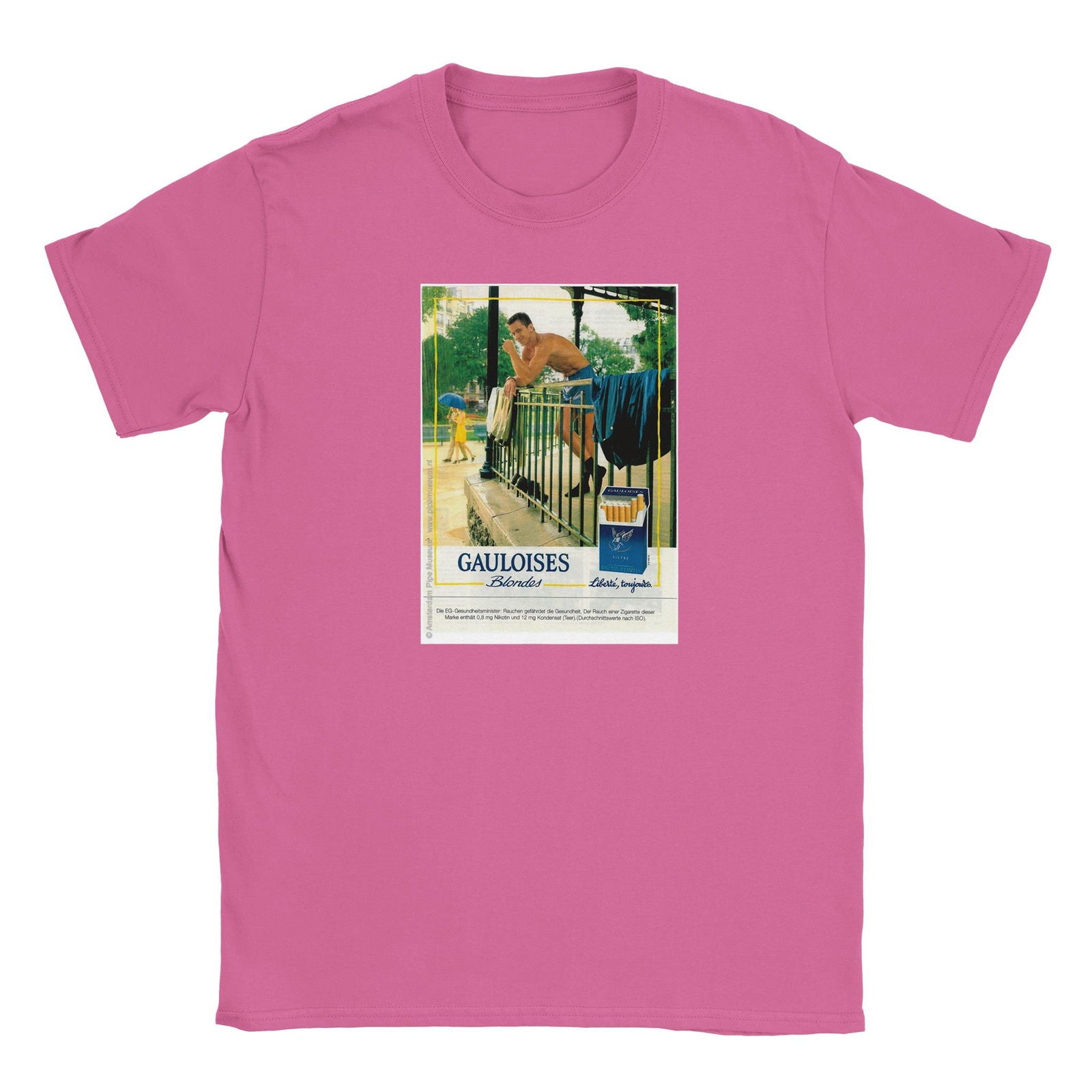 Tabak Gauloises blondes | T-shirt Unisex - Tshirt-Fabriek.nl