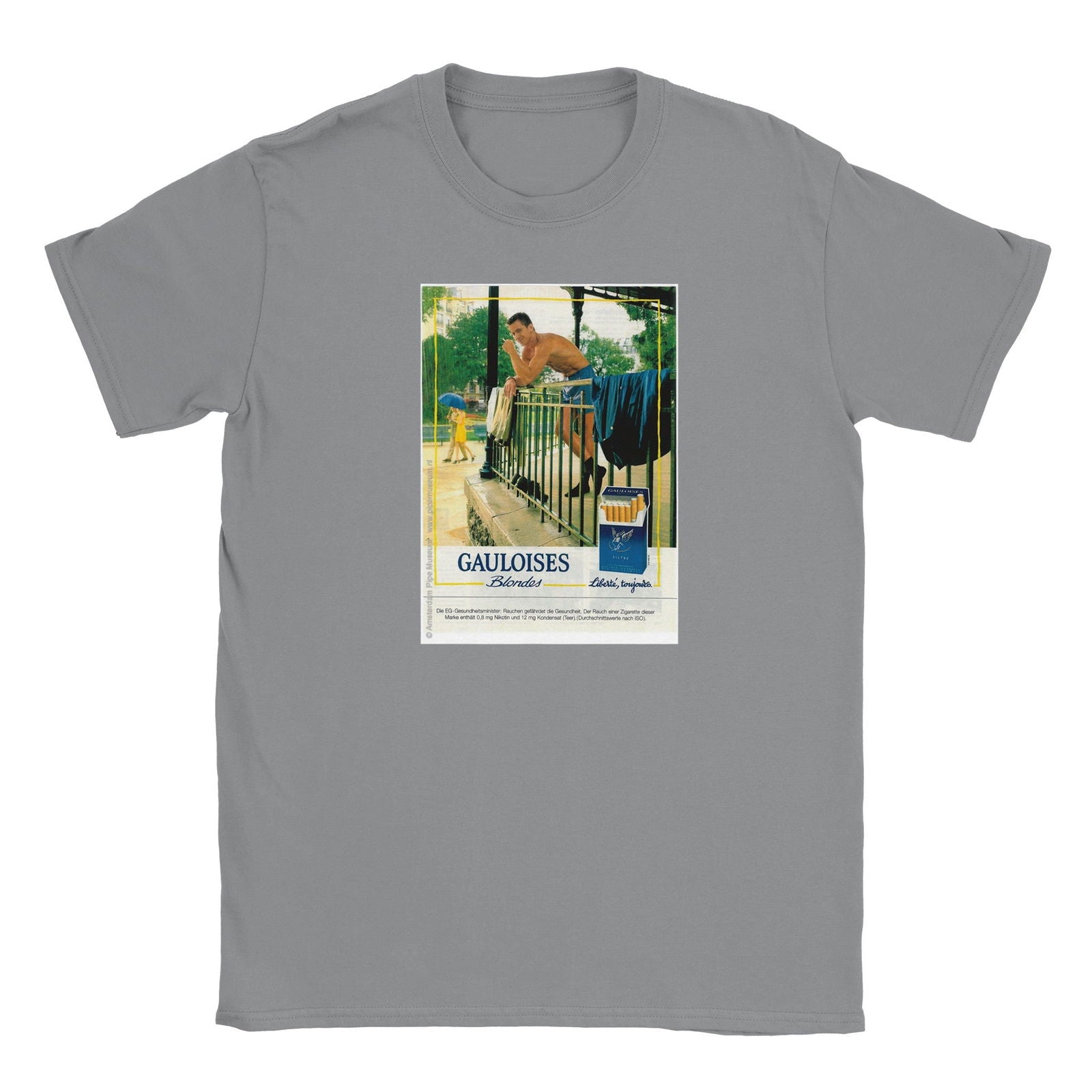 Tabak Gauloises blondes | T-shirt Unisex - Tshirt-Fabriek.nl