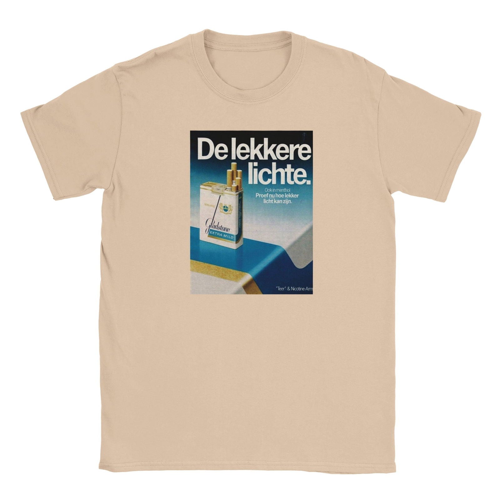 Tabak Gladstone light| T-shirt Unisex - Tshirt-Fabriek.nl