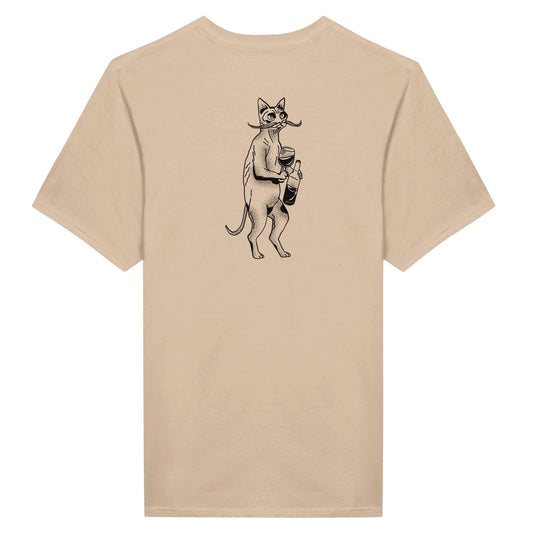 Tattoo Couture Wine Cat | T-Shirt Unisex - Tshirt-Fabriek.nl