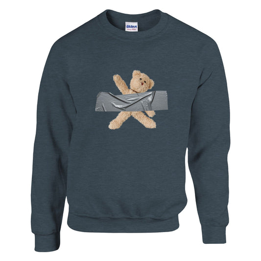 Trui Unisex | Ductaped teddy bear - Tshirt-Fabriek.nl