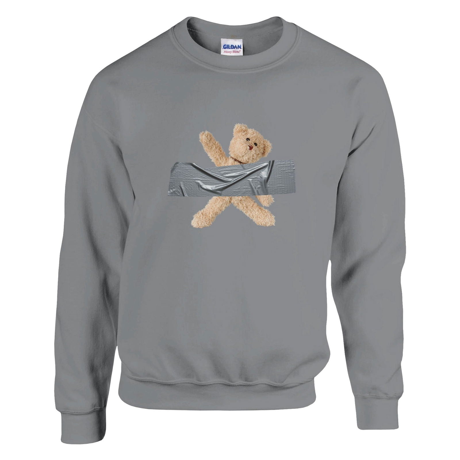 Trui Unisex | Ductaped teddy bear - Tshirt-Fabriek.nl