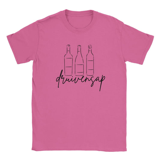 Wijn - Druivensap | T-shirt Unisex - Tshirt-Fabriek.nl