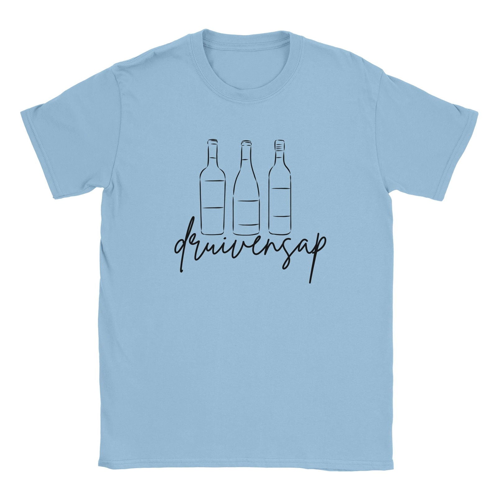 Wijn - Druivensap | T-shirt Unisex - Tshirt-Fabriek.nl