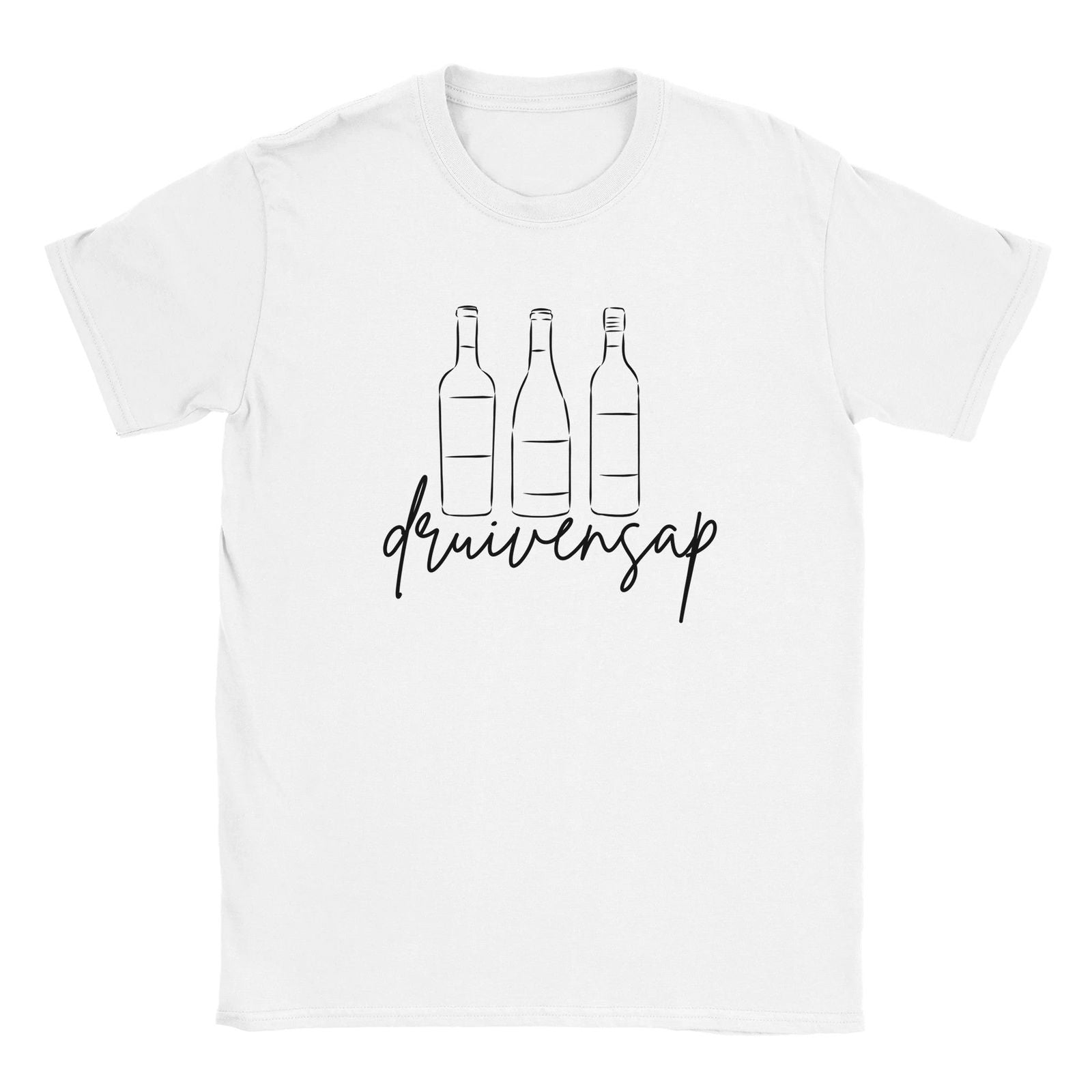 Wijn - Druivensap | T-shirt Unisex - Tshirt-Fabriek.nl