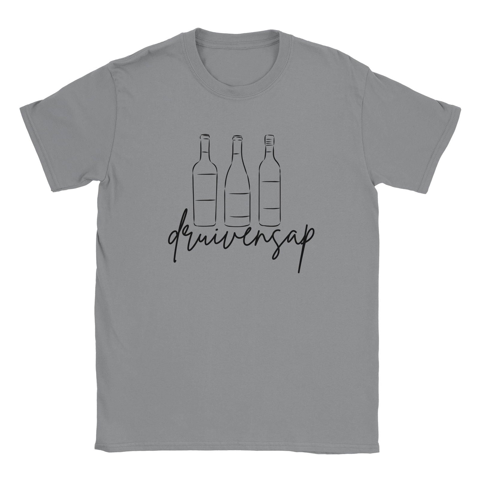 Wijn - Druivensap | T-shirt Unisex - Tshirt-Fabriek.nl