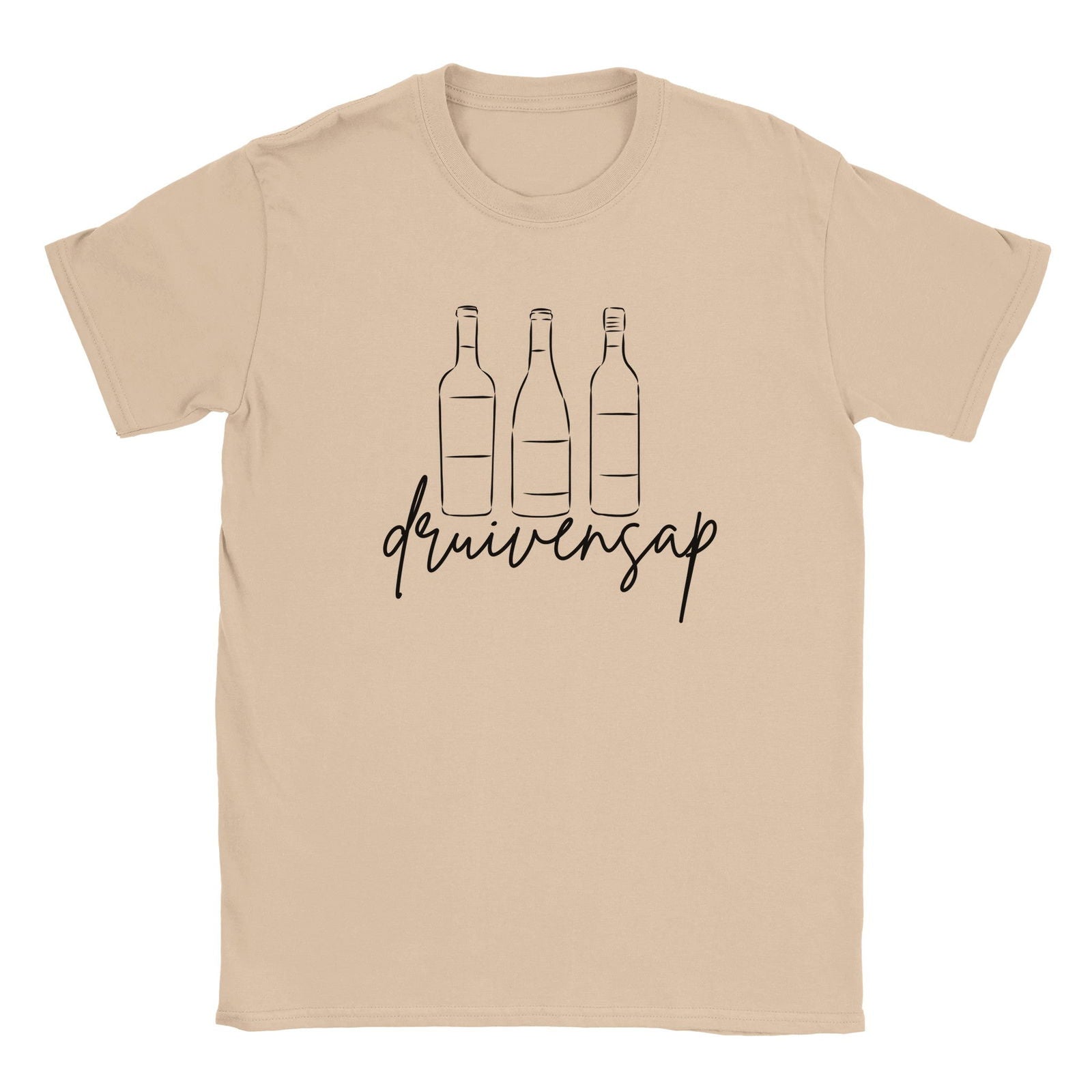 Wijn - Druivensap | T-shirt Unisex - Tshirt-Fabriek.nl