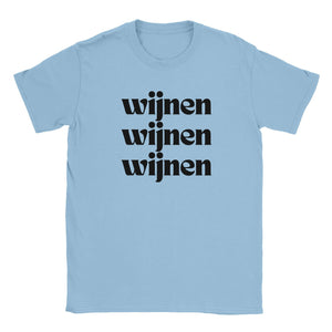 Wijnen 3X | T-shirt Unisex - Tshirt-Fabriek.nl