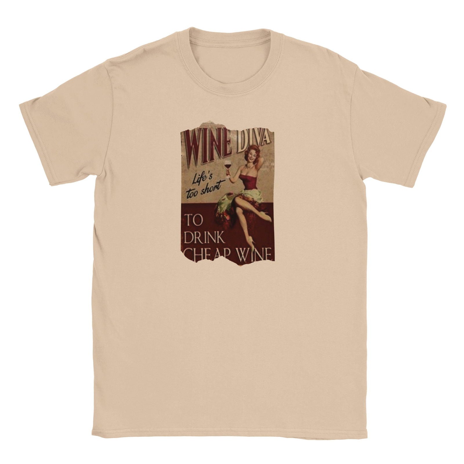 Wine Diva | T-shirt Unisex - Tshirt-Fabriek.nl