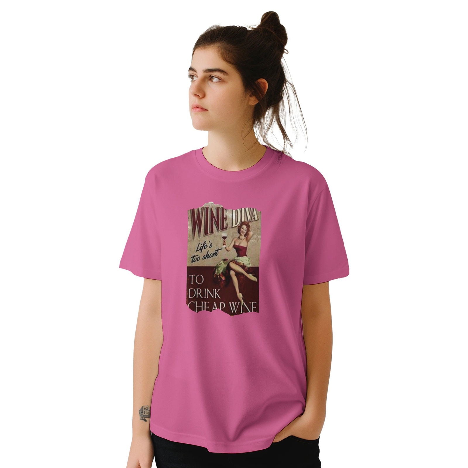 Wine Diva | T-shirt Unisex - Tshirt-Fabriek.nl