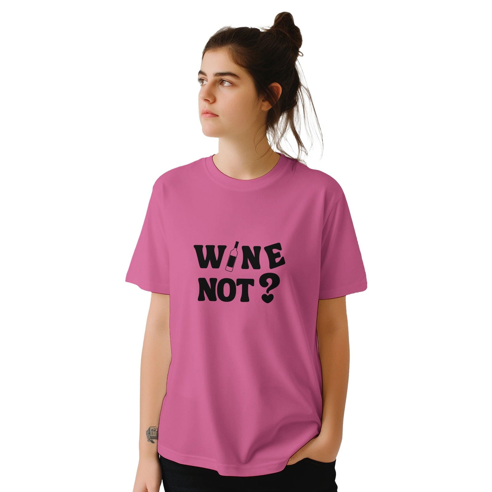 Wine not? | T-shirt Unisex - Tshirt-Fabriek.nl