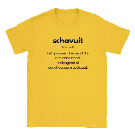 Woordenboek - Schavuit | T-Shirt Unisex - Tshirt-Fabriek.nl